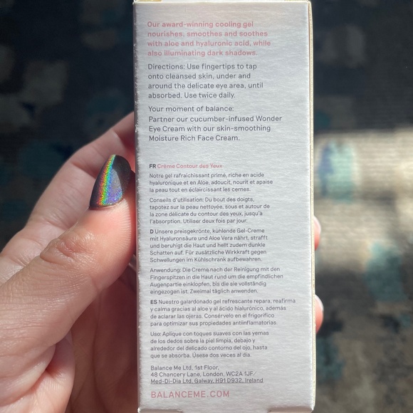 Balance Me - Wonder Eye Cream Hyaluronic Acid Witch Hazel - Picture 2 of 5